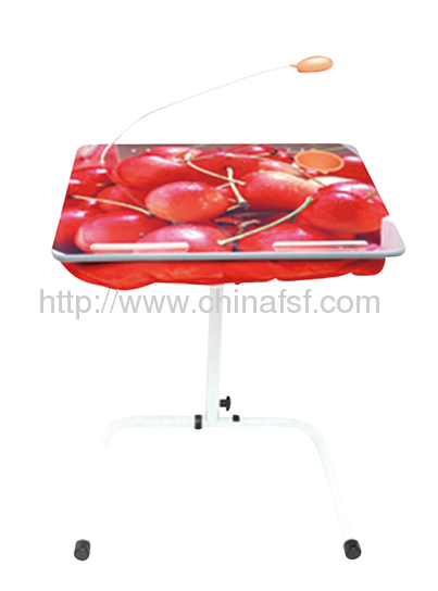 folding table height adjustable table combine with led laptop table