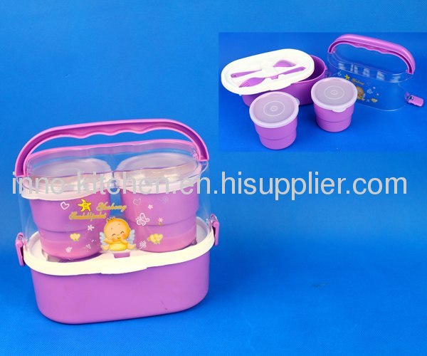 Plastic School Lunch Box Kit