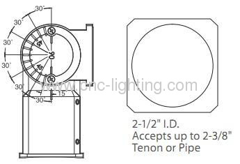 40-150W shoe box induction light