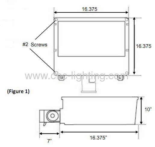 40-150W shoe box induction light