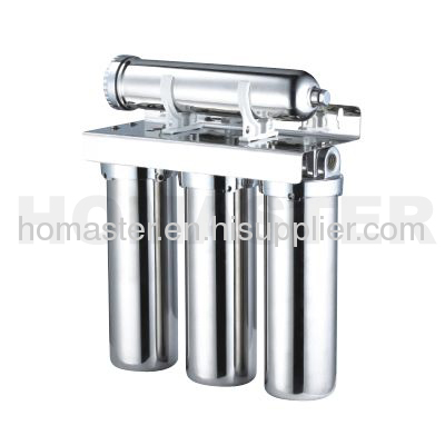 Four stage undersink water filter 