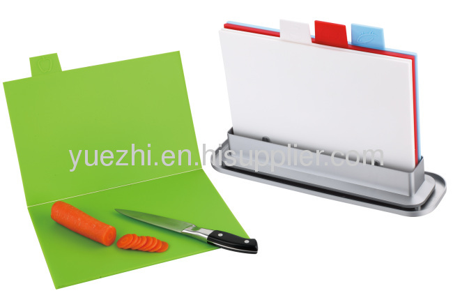 4pcs index cutting board with water pan (folding and up-folding each 2pcs)