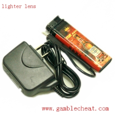 Plastic lighter hidden infrared lens