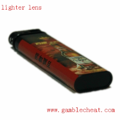 Plastic lighter hidden infrared lens