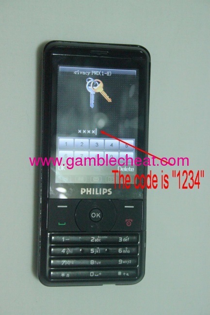 Philips Phone Hidden Lens