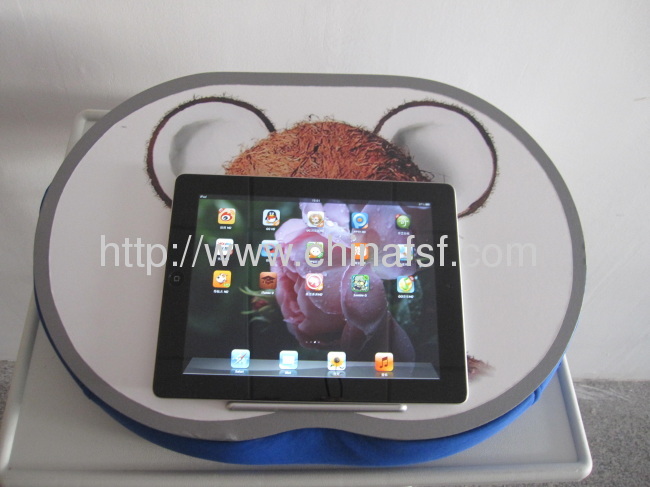 compact computer ipad table with double layer 