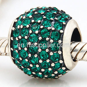 Handmade Fashion European Sterling Silver european Style Crystal Beads Sale