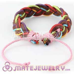 Cheap Personalized Friendship Leather Braided Bracelets For Women