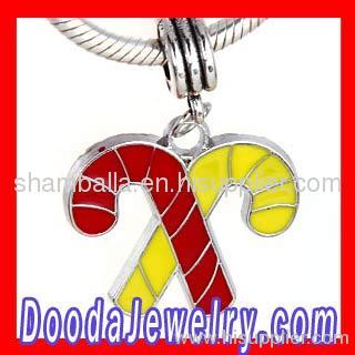 european Christmas Candy Cane Charm Wholesale