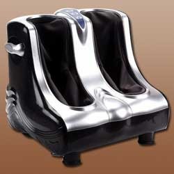 Leg & Foot Massager (Black and Silver)