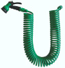 Garden Coil Water Hose With Plastic Water Nozzle Set