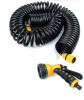 15 Meters Water Recoil Hose With plastic hose nozzle