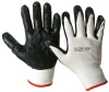 nitrile coated safety working gloves