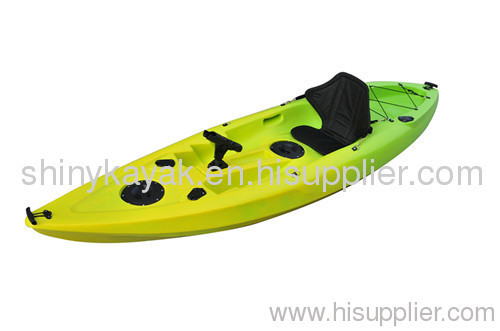 2.95m Conger sit on top kayak popular single kayak with 1.2m black bungee