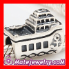 Brilliant 925 Sterling Silver Ship Charm Beads european Aboard Charms Cheap