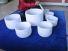 Good quality frosted quartz singing bowls hot size made in china