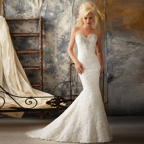 Detachable Halter Wedding Dress