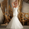 pleated wedding dress