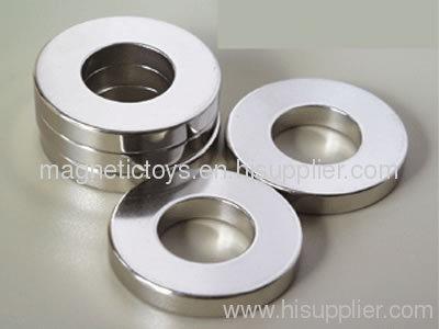 Custom-made strong power big ring NdFeB magnet