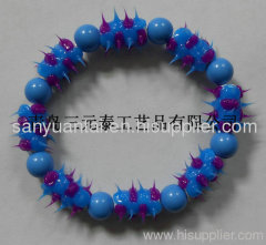 Silicone rubber spike ball bracelet-SYT02