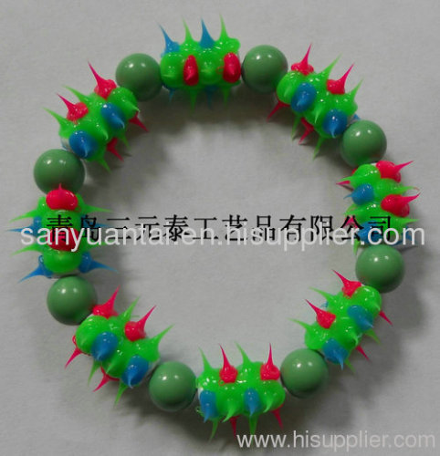 Silicone rubber spike ball braceletSYT-03