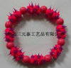 Silicone rubber spike ball braceletSYT-06