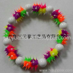 Silicone rubber spike ball braceletSYT-07