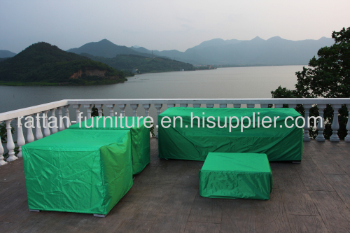 Hot sale CNNEWSKY outdoor rattan furniture lounger big sofa set