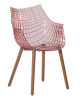 PC wood simple modern ergonomic Meridiana dining chairs