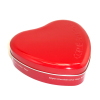 gemmy heart shaped tin box