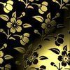 Flower Pattern Etched Golden Colored Stainless Steel Sheets Elevator Decoration Plate