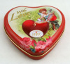 mini chocolate heart tin box