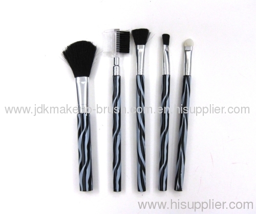 Zebra Printing 5pcs Makeup brush kit