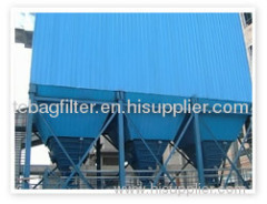 Furnace bag filter dust collector