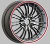 4 Hole Full Painted 14 / 13 Inch Alloy Wheels 13*6 14*6