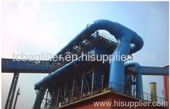 Sintering machine cartridge filter dust collector