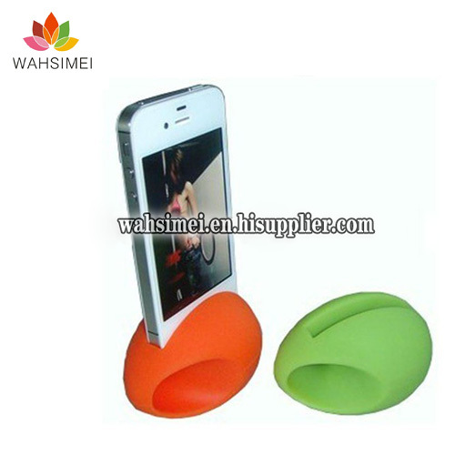 Fashion and Cute music egg silicone stander for iphone