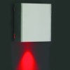 1x1w Red wall light