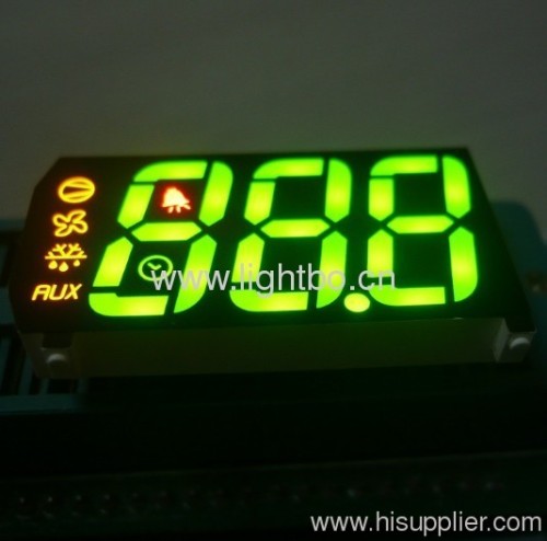 Custom 3-digit 7 segment LED Display for Refrigerator Control