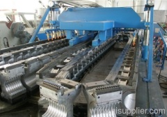 PP corrugated pipe making machine