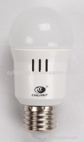 4W E27 Milky White Φ60mm×118mm Plastic LED Bulb with High Brightness