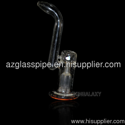 factory small glass water smoking pipe percolator