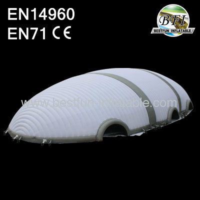 White Inflatable Ripstop Rugby Tent