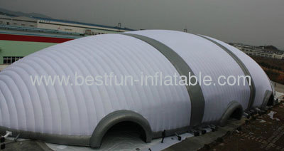 White Inflatable Ripstop Rugby Tent