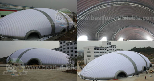 White Inflatable Ripstop Rugby Tent