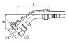 20541/20541-T 45°METRIC FEMALE 24°CONE O-RING H.T.DIN3865 HYDRAULIK HOSE FITTING PIPE FITTING COUPLING