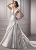 wedding dresses A line strapless gown
