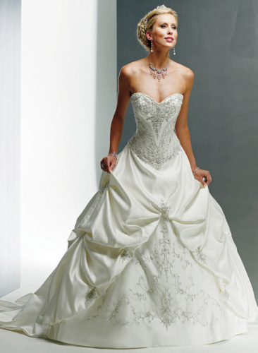 embroidery new wedding dresses
