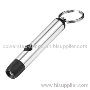 1LED aluminum keyring flashlight