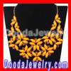 Kate Spade New York Yellow Enchanted Garden Bib Necklace Flower